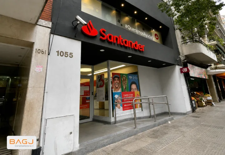 Obra Banco Santander Sucursal Pueyrredon